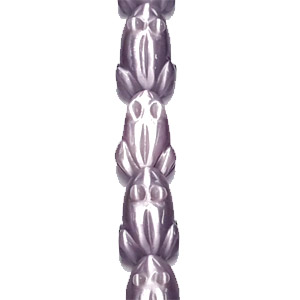 CAT'S EYE FROG 15X20MM LIGHT PURPLE